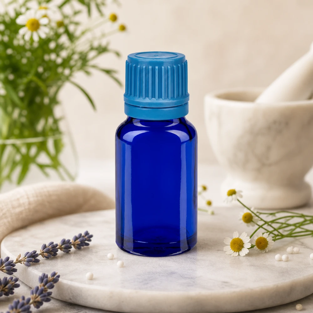Ergonomisch 10ml flesje met gegroefde dop voor eenvoudig gebruik