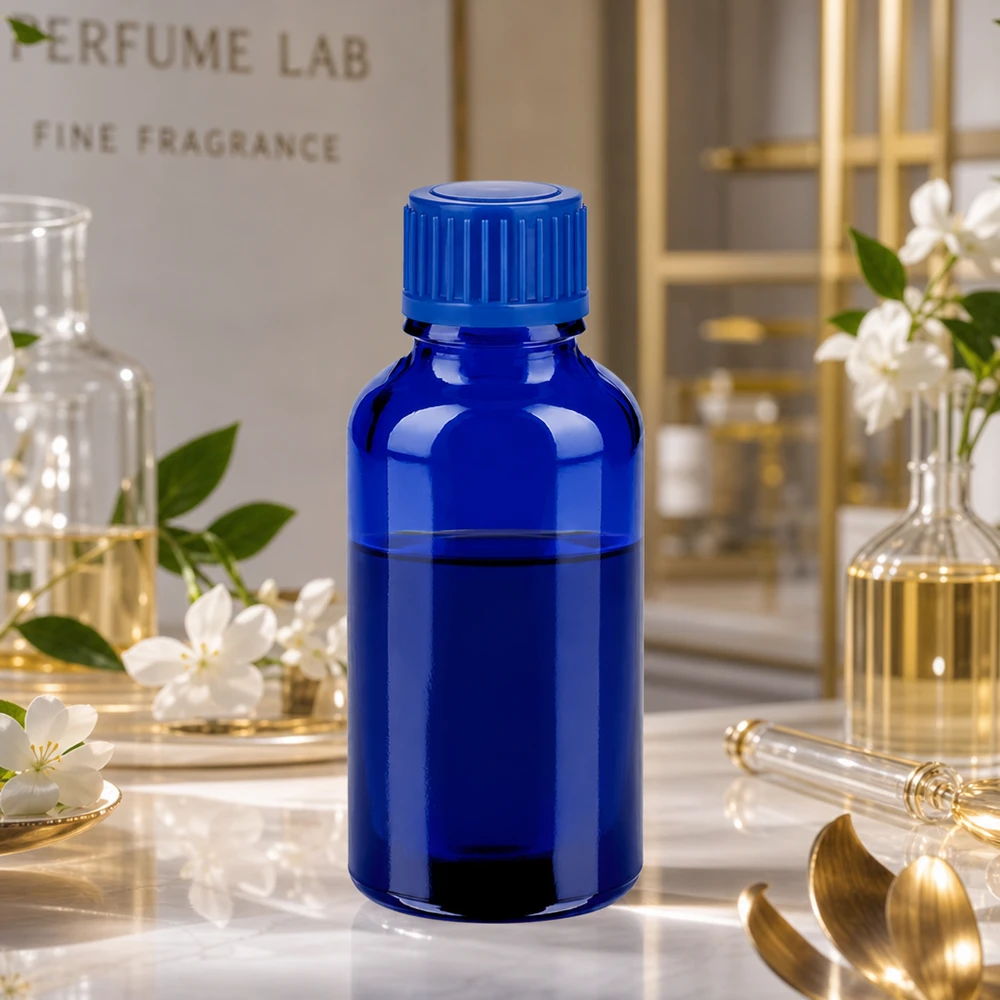 30ml flacon 11mm SV blauw STD BlueLine UT18/30 Professionele BlueLine glazen fles 30ml voor het veilig bewaren van actieve ingrediënten