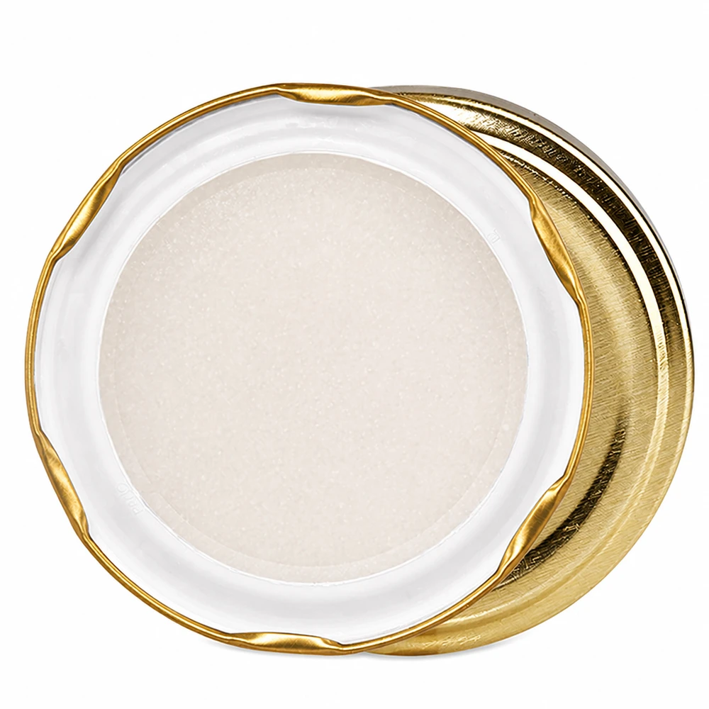 UNiTWIST TO82 goud, BioSeal, BPA-NI, unitemp UNiTWIST Twist-Off-deksel 82 mm, matgouden afwerking, BioSeal, BPA-NI, unitemp