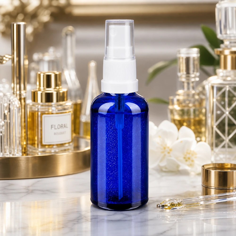Praktische 50 ml pompverstuiver met witte verstuiver voor nauwkeurige productdosering