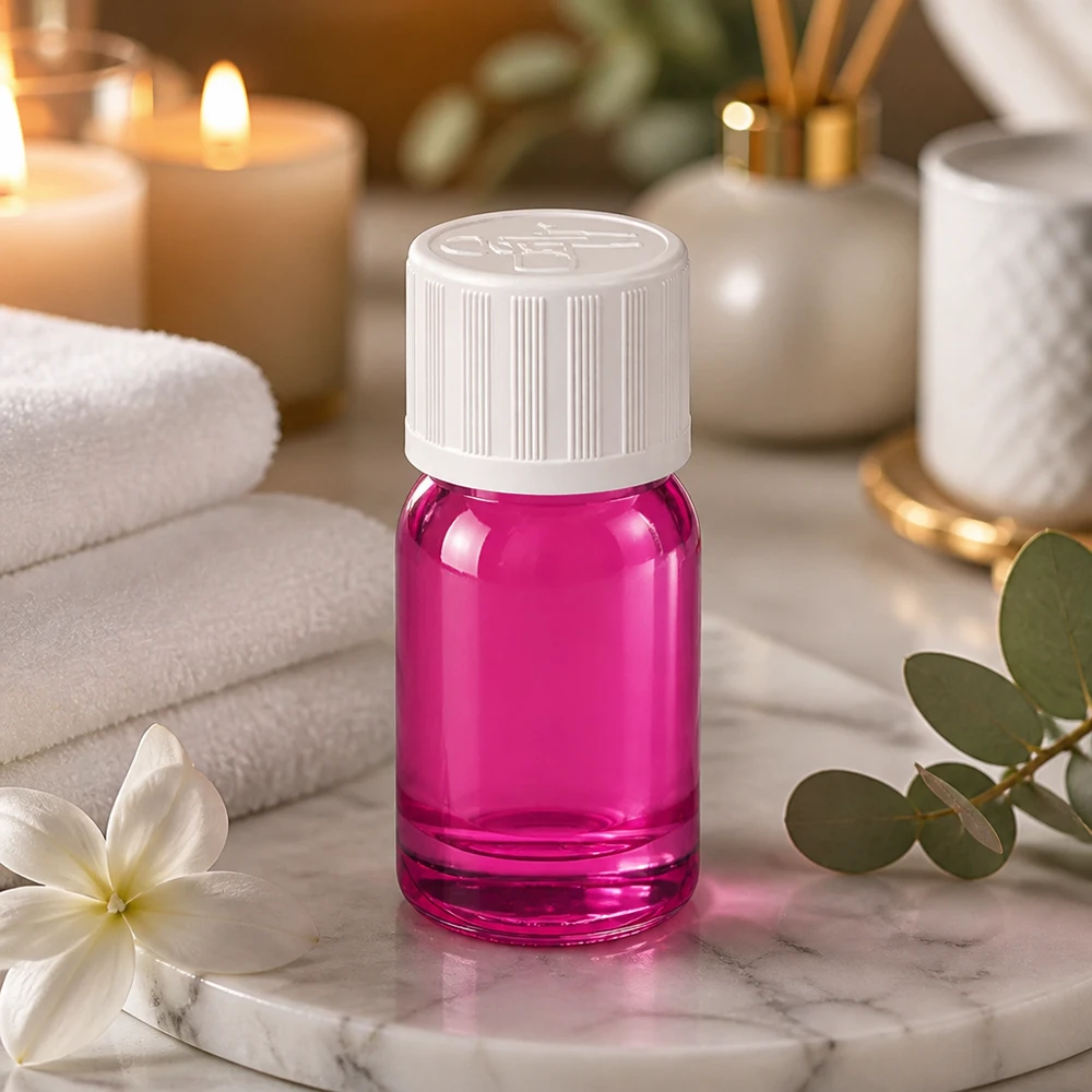 Praktisch 5ml violet glazen flesje met 11mm halsopening, ideaal voor precieze druppeltoepassingen