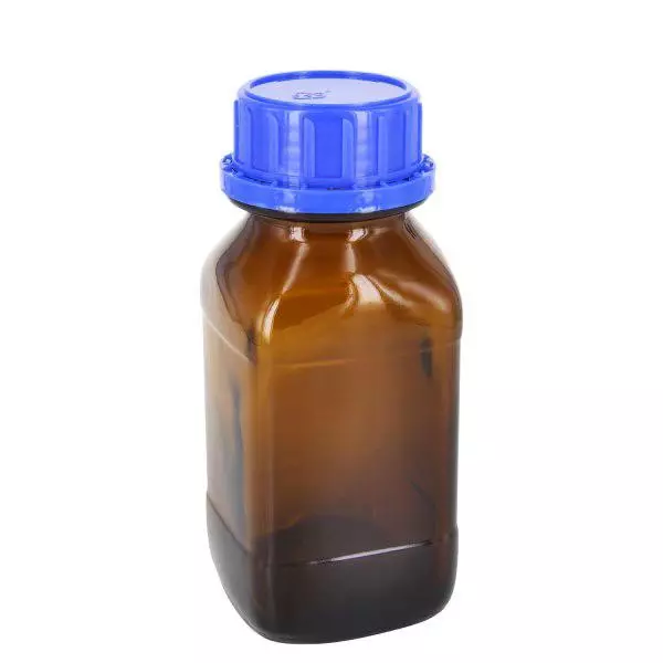 250 ml vierkante fles met wijde hals bruin glas, incl. schroefsluiting VR DIN45 blauw met EPE-tussenlaag 250 ml vierkante fles met wijde hals bruin glas, incl. schroefsluiting VR DIN45 blauw met EPE-tussenlaag