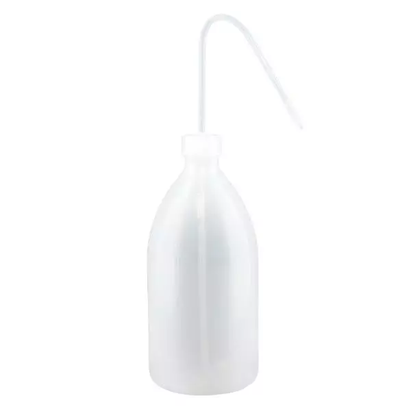 Laboratoriumfles met nauwe hals 1000 ml met sproeisluiting Laboratoriumfles met nauwe hals 1000 ml met sproeisluiting