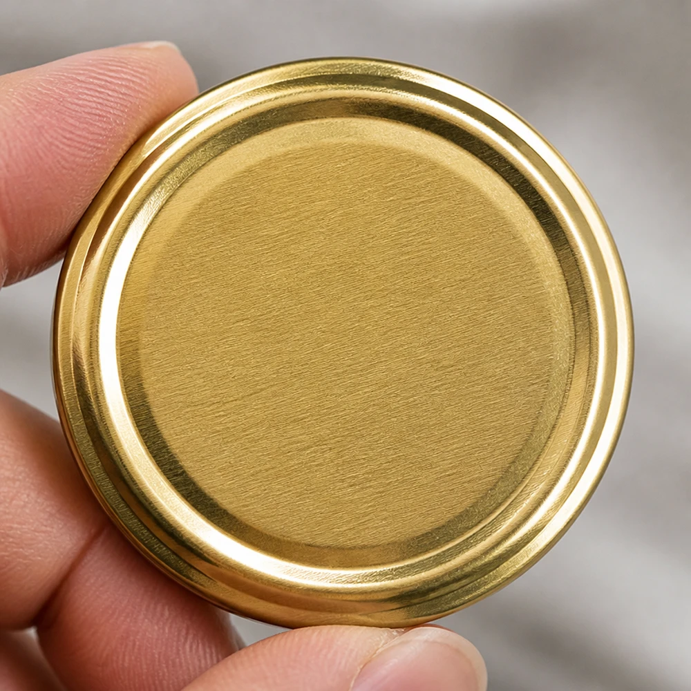 UNiTWIST TO66 goud, BioSeal, BPA-NI, unitemp Glanzend gouden TO66-schroefdeksel UNiTWIST 66 mm BioSeal voor jam en conserven