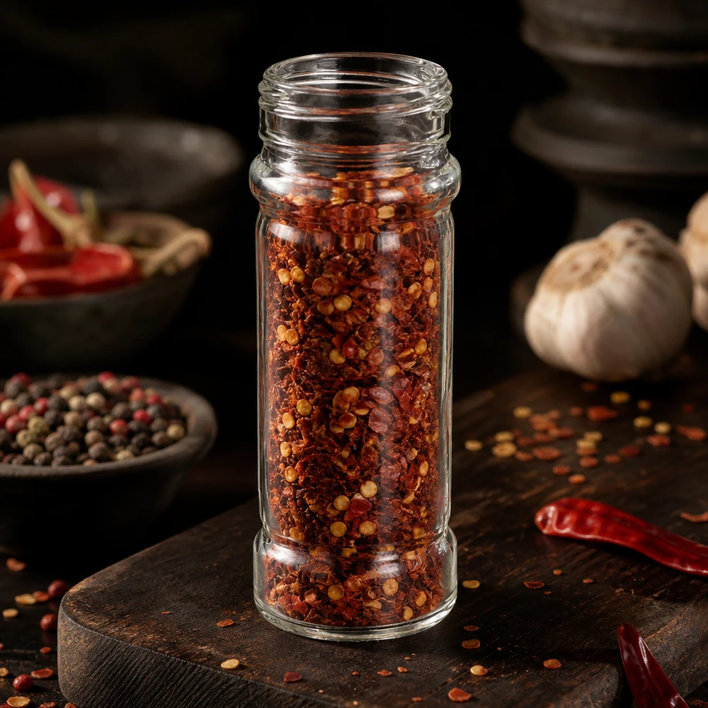 Kruidenpotje Mary 100 ml, potje met schroefdeksel voor scherpe kruiden zoals chili en paprikavlokken