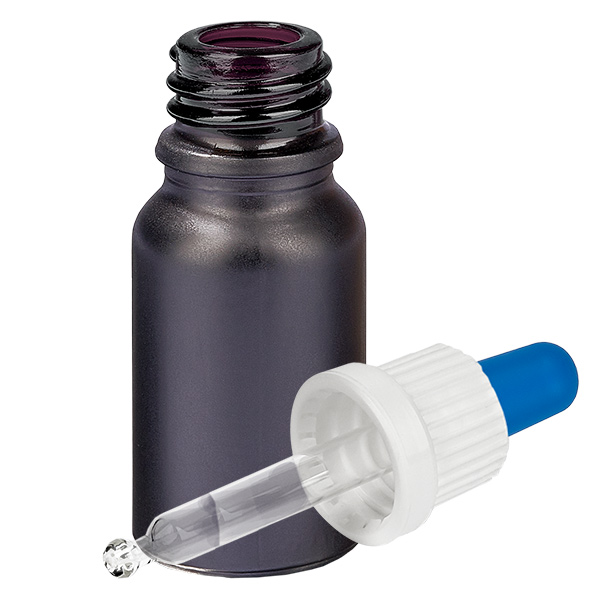 10ml pipetfles wit/blauw OV BlackLine UT18/10 10ml pipetfles wit/blauw OV BlackLine UT18/10