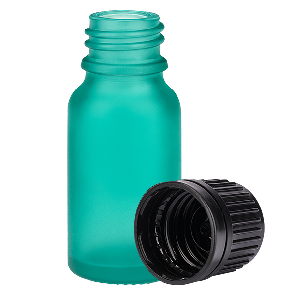10ml fles 11mm SV zwart OV GreenLine UT18/10 10ml fles 11mm SV zwart OV GreenLine UT18/10