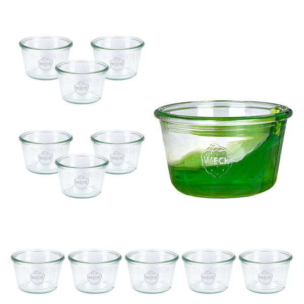 Set van 12 Weckpotten 370 ml bekers Set van 12 Weckpotten 370 ml bekers