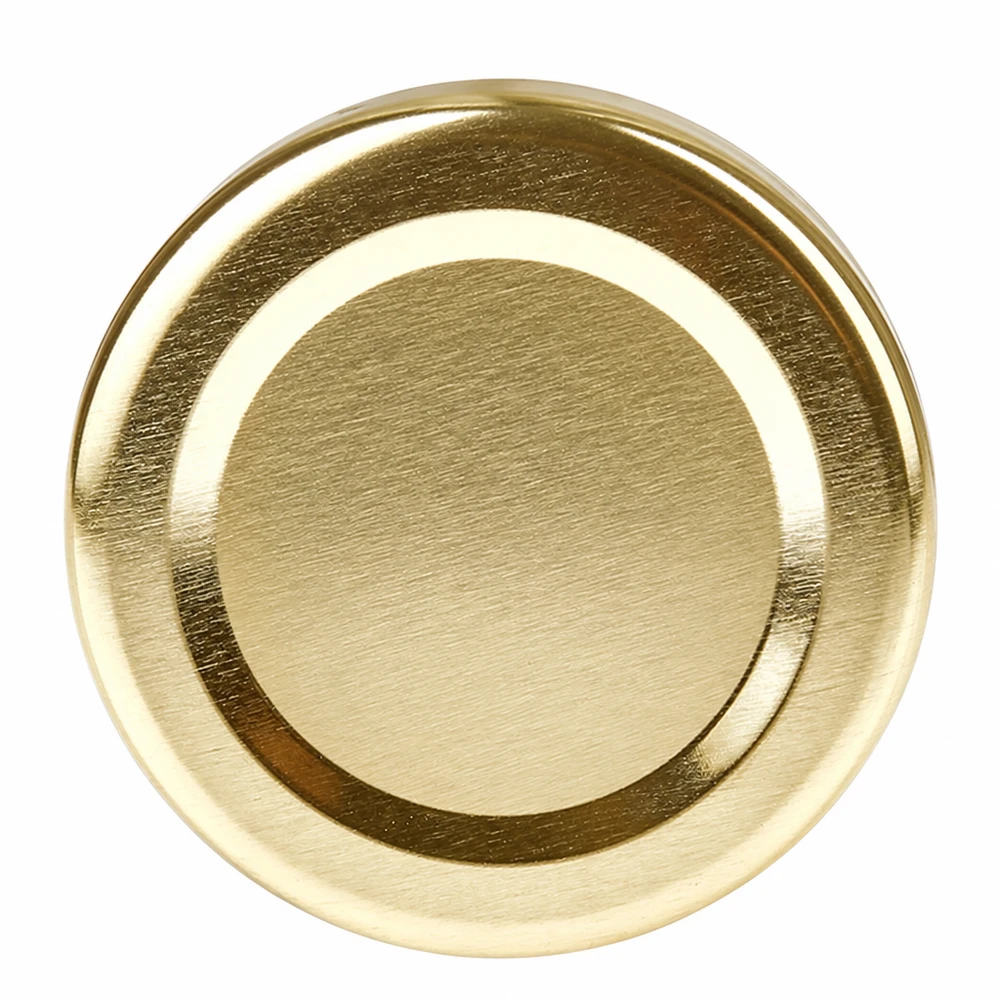 Metalen BasicSeal-schroefdeksel, goudkleurig, TO48, 48 mm, UniTwist-conserveringsdeksel