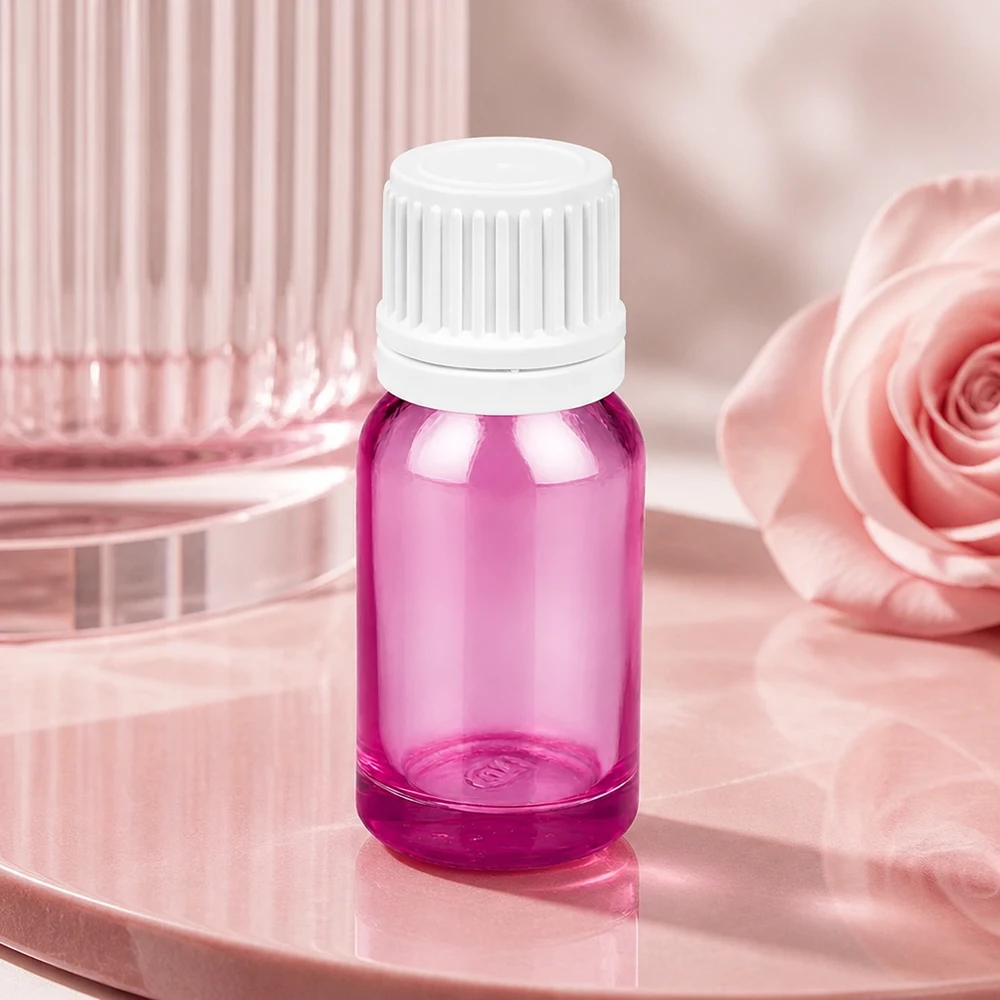 Handig 10ml PurpleLine doseerflesje in paars voor aromatherapie en wellness