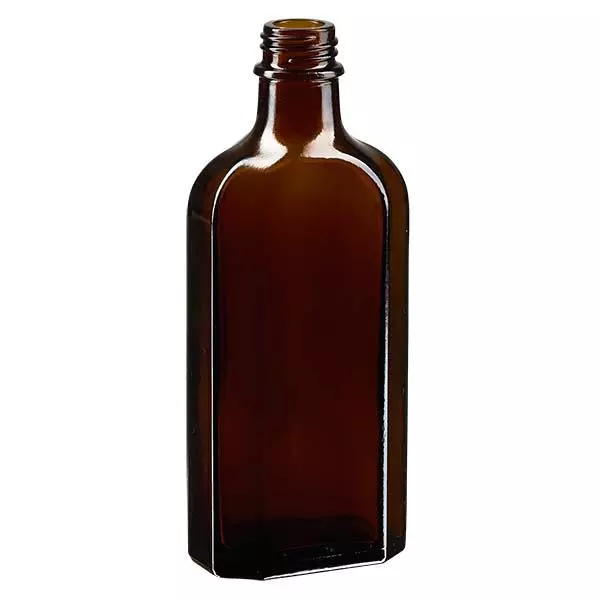 150 ml bruine meplatfles met DIN 22 monding