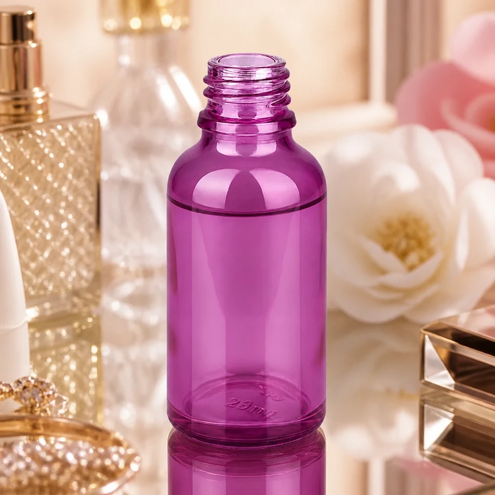 PurpleLine apothekerspotje van 30 ml in paars - perfect voor pipetten en druppeldoppen