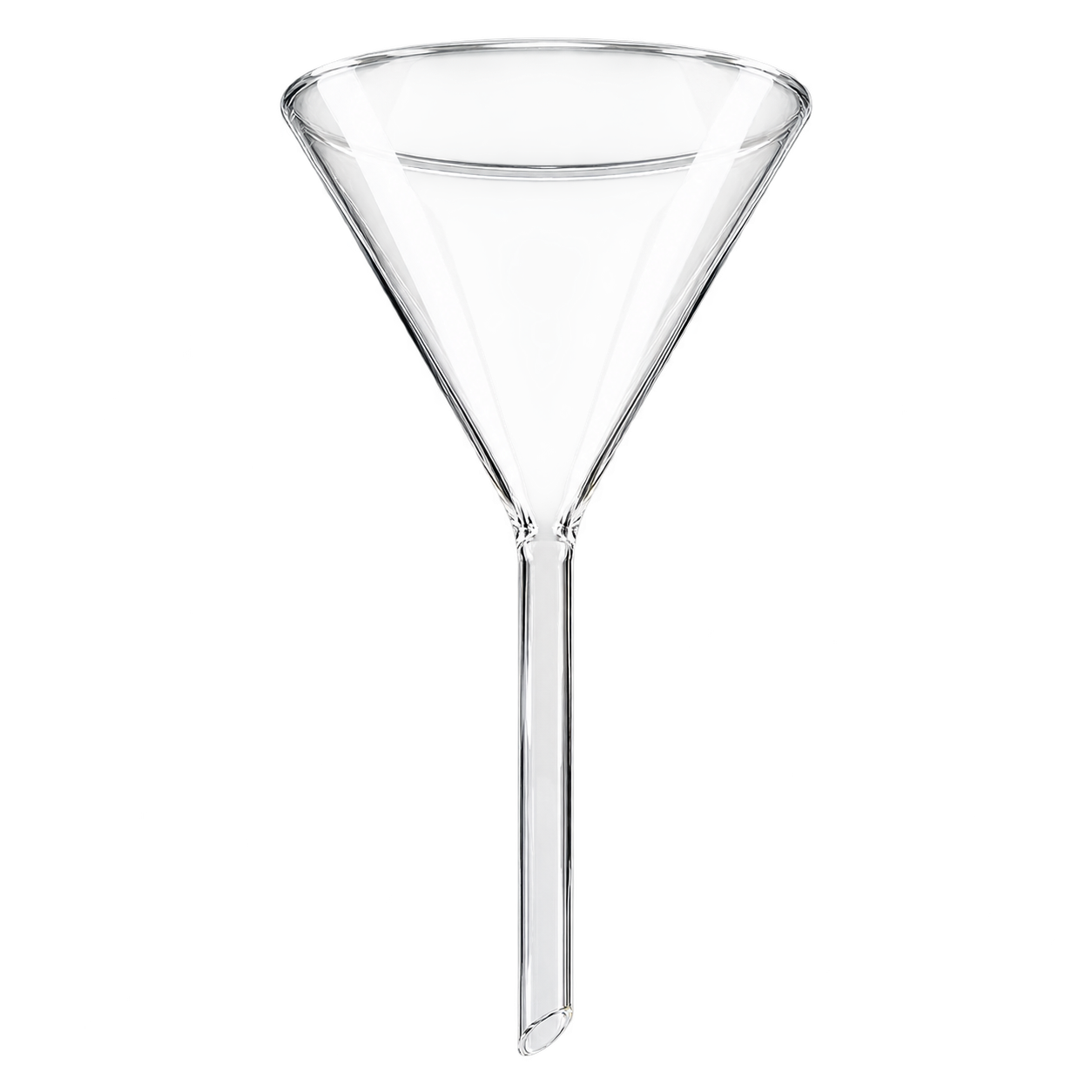 Glazen trechters van laboratoriumglas (borosilicaat 3.3)