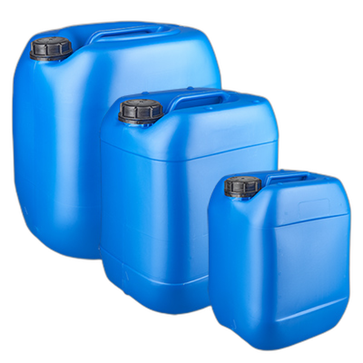 Jerrycan blauw met schroefdop