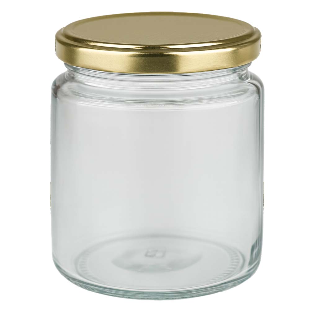 Honingpot 350 g met gouden BasicSeal UNiTWIST-deksel