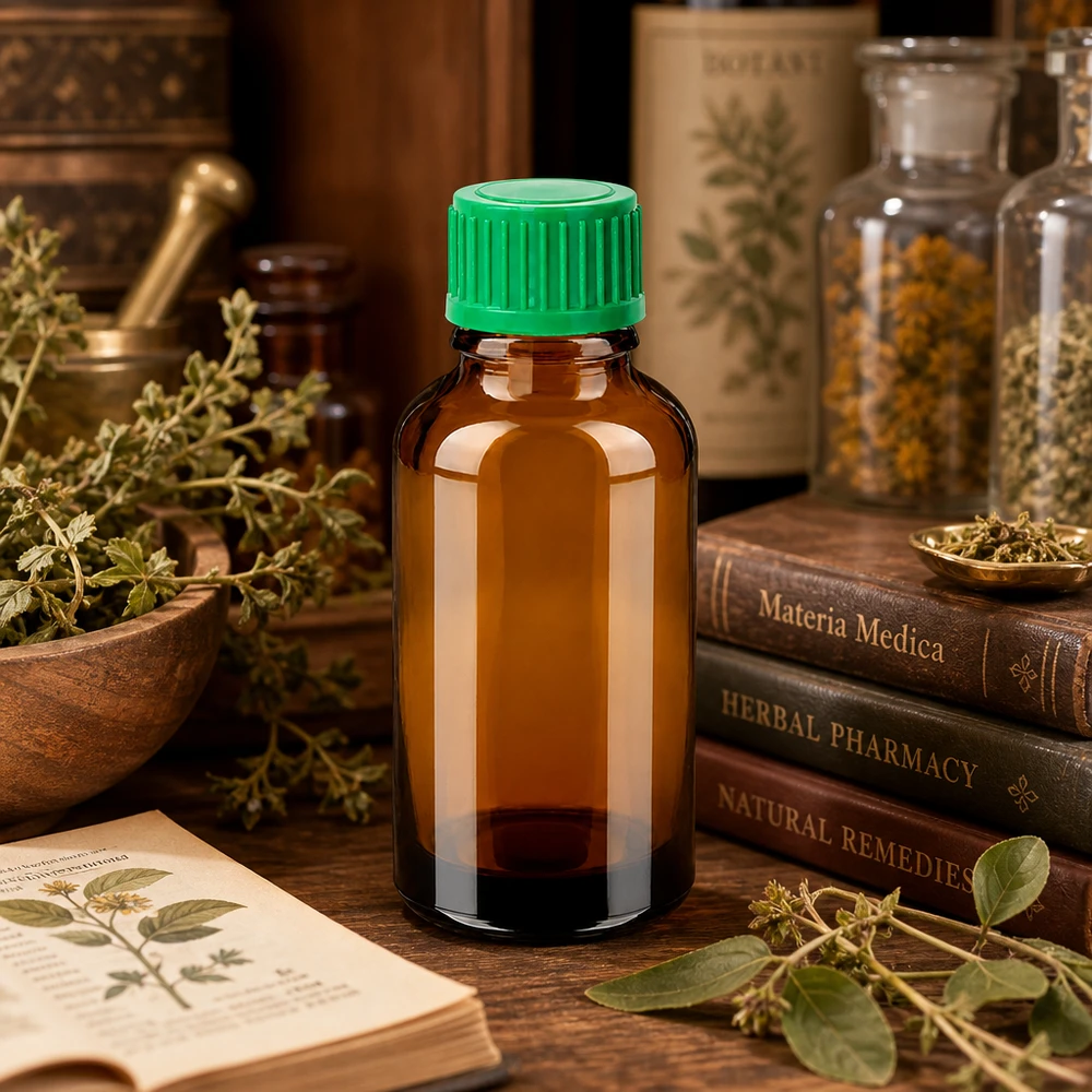 30ml Druppelflesje 0.8mm groen STD BrownLine UT18/30 Apothekers druppelfles 30ml met gestandaardiseerde 0,8mm druppeltuit voor exacte hoeveelheden
