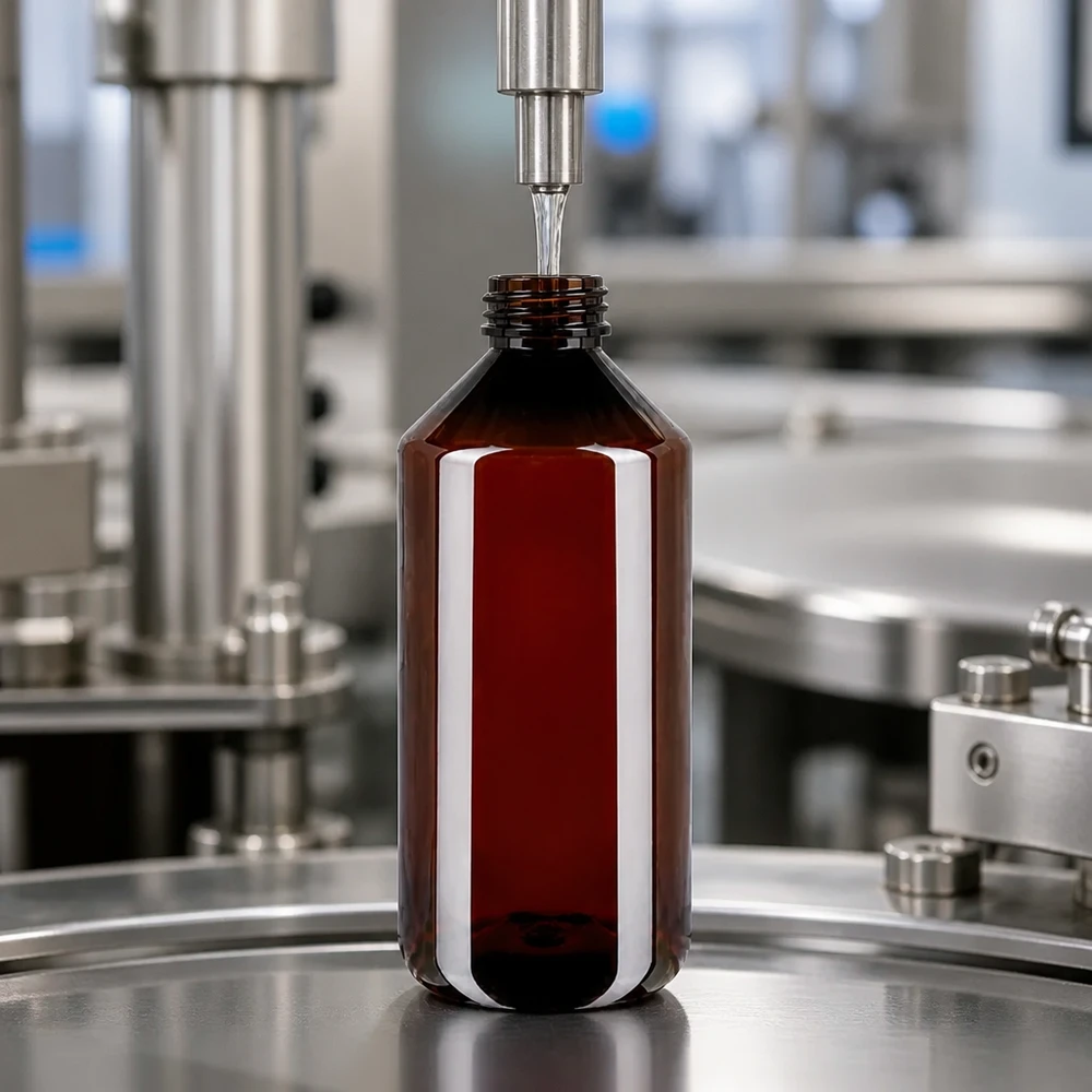 50 ml PET medicijnfles met verstuiver zwart GCMI 28/410 incl. dop transparant, standaard PET-fles van 1000 ml met verzegelde sluiting voor chemicaliën, reinigingsmiddelen en laboratoriumvloeistoffen