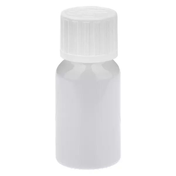 10 ml flesje 11 mm schroefdop wit standaard kindveilige sluiting WhiteLine UT18/10 10 ml flesje 11 mm schroefdop wit standaard kindveilige sluiting WhiteLine UT18/10