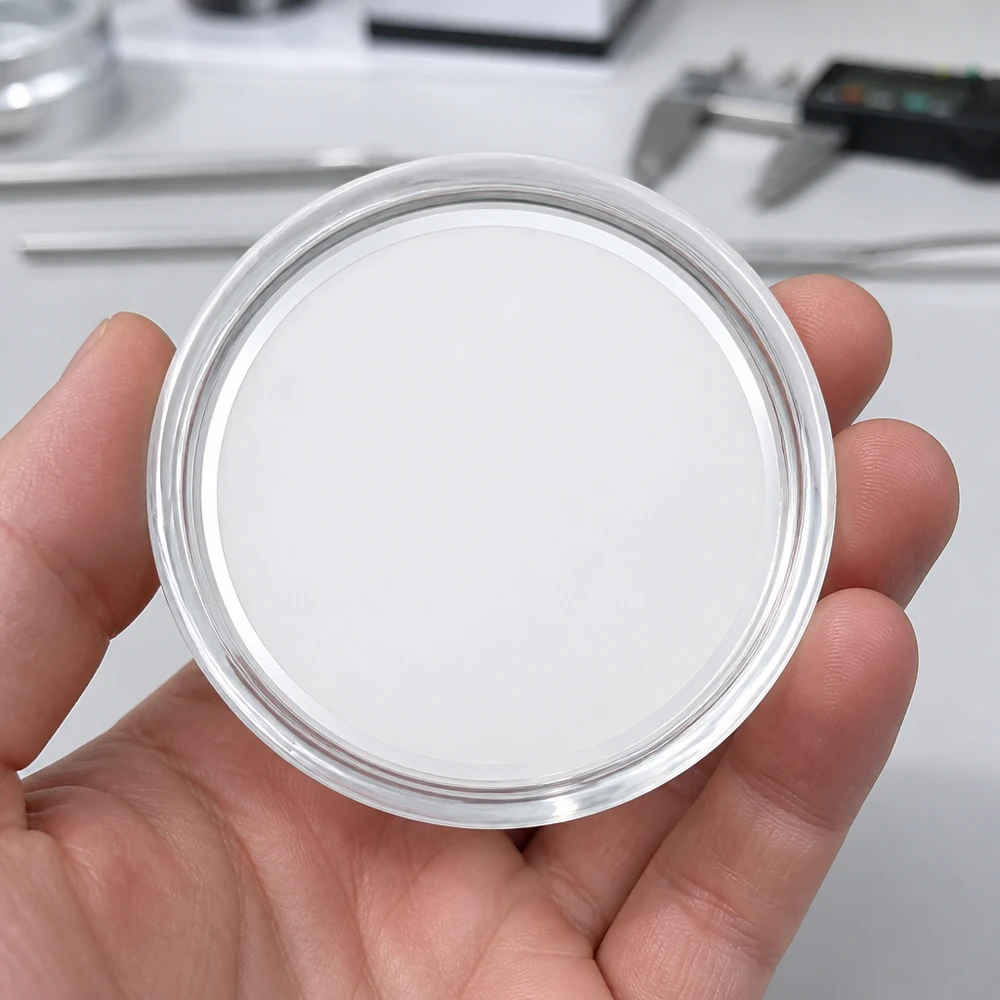 58 mm BasicSeal-deksel, wit (TO58) UNiTWIST 58 mm TO58 UniTwist BasicSeal-deksel, wit; kwaliteitscontrole met schuifmaat