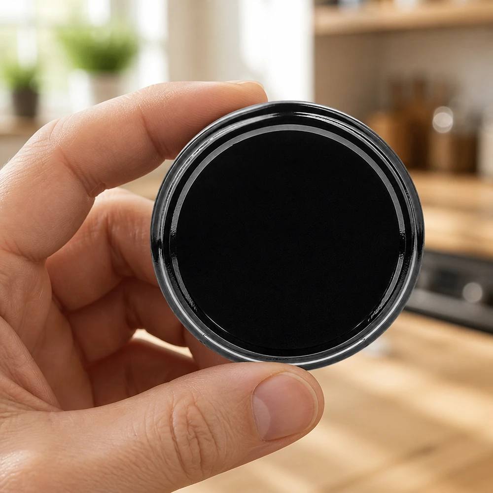 TO66 UNiTWIST BasicSeal deksel zwart 66 mm voorraadpot voor het bewaren van voedsel