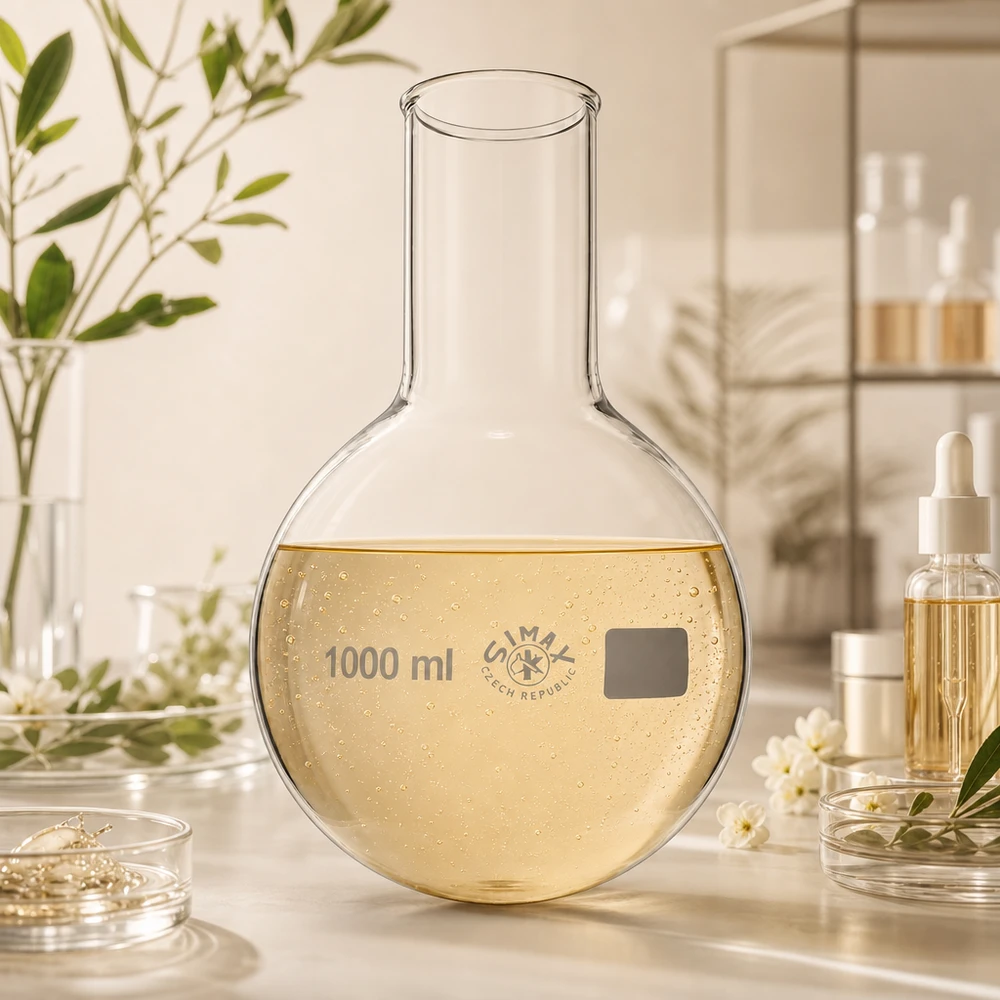 Laboratoriumglaswerk Rondbodemkolf 1000ml met brede hals en ergonomische vorm voor veilig gebruik