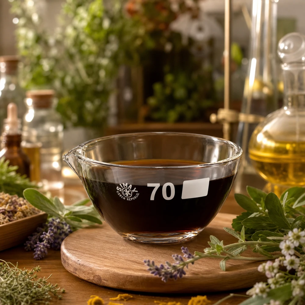 Veelzijdig 60 ml glazen schaaltje met borosilicaat tuit voor diverse laboratoriumtoepassingen