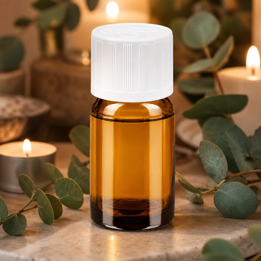 5ml flesje 11mm SV w. STD KiSi BrownLine UT18/5 5ml BrownLine glazen flesje met 11mm schroefdraad voor professionele aromatherapie en cosmetica