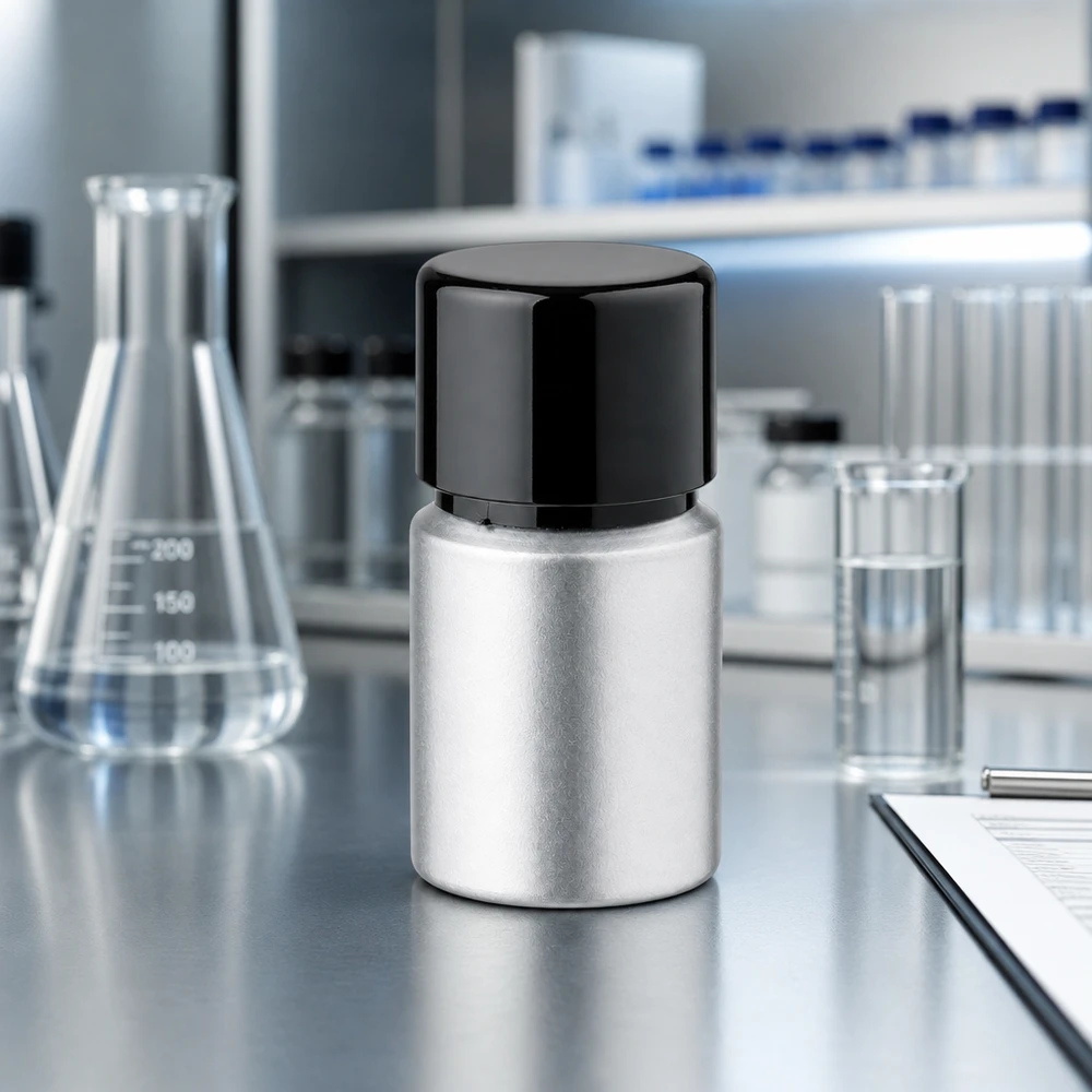10ml aluminium flesje met gebeitst oppervlak - hygiënische opslag voor farmaceutische producten