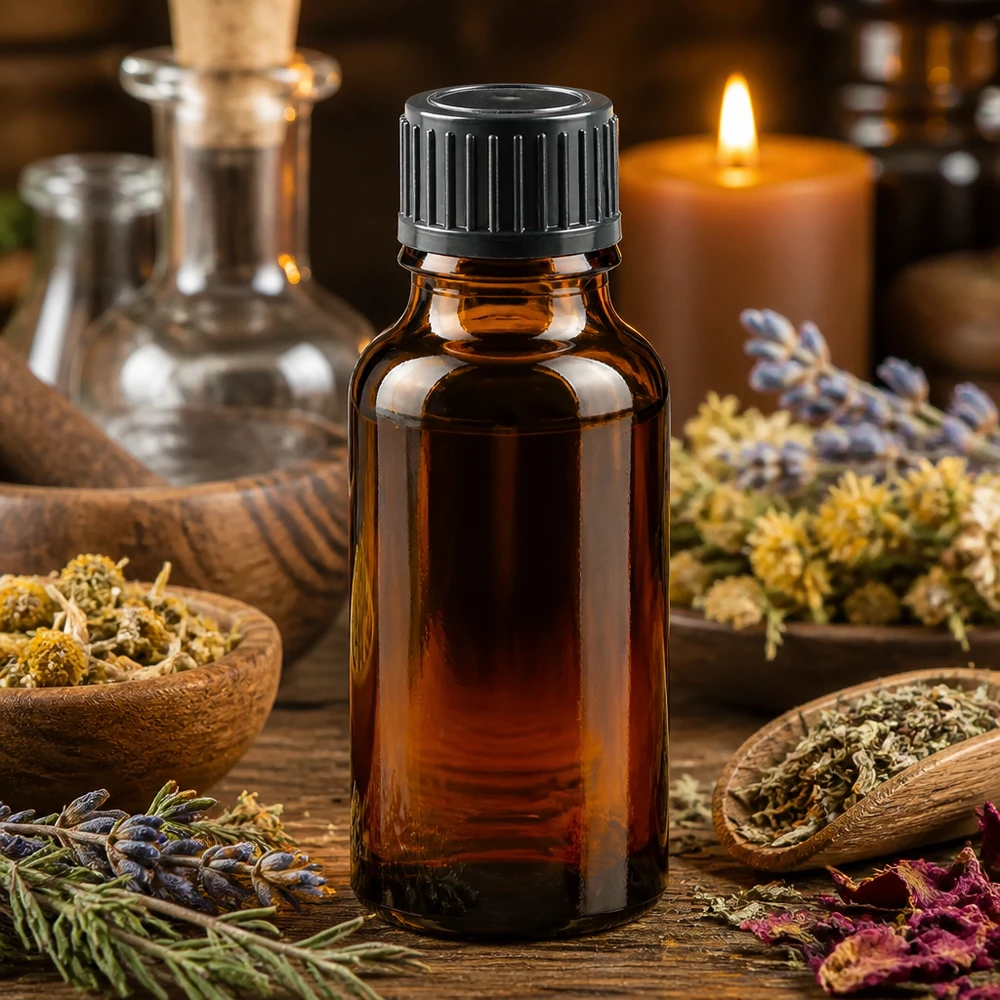 Professionele 20ml glazen fles bruin-zwart combinatie voor laboratorium en apotheek