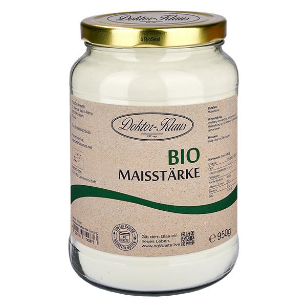 750 g biologisch maïszetmeel Doktor-Klaus noWaste 750 g biologisch maïszetmeel Doktor-Klaus noWaste