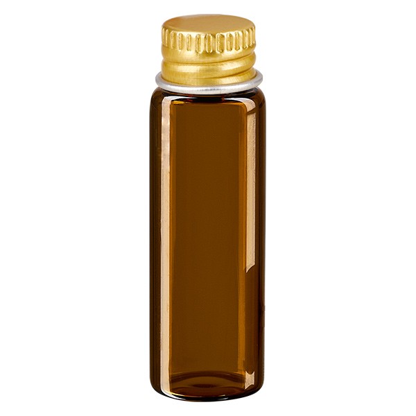 5ml mini glazen flesje bruin Met.-V. goud UNiTWIST 5ml mini glazen flesje bruin Met.-V. goud UNiTWIST