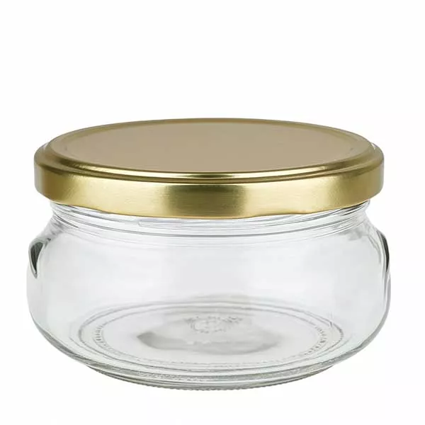 120ml terrine met BasicSeal deksel goud UNiTWIST 120ml terrine met BasicSeal deksel goud UNiTWIST