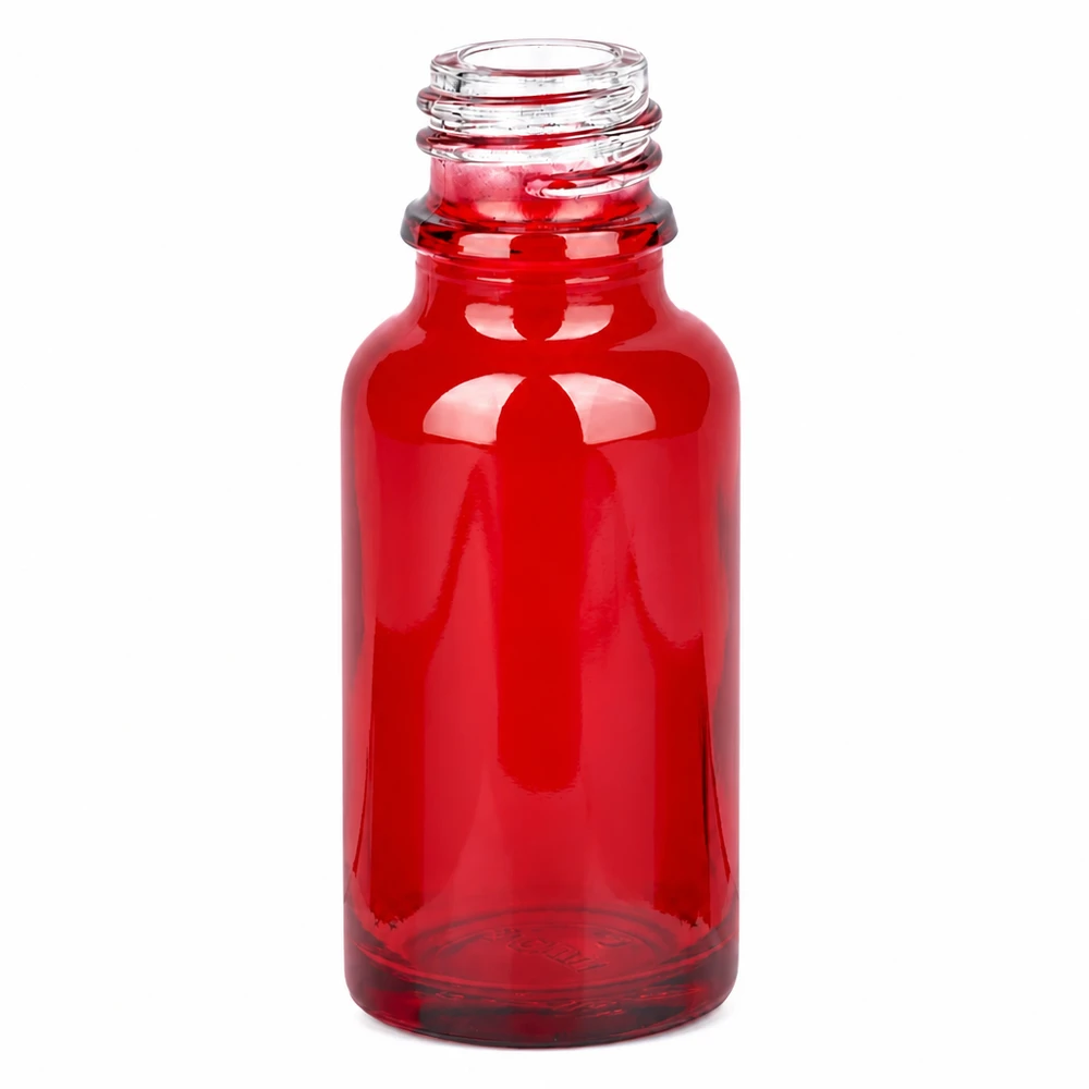 Klein glazen 20ml flesje RedLine UT18/20 ideaal voor druppeltincturen en farmaceutische producten