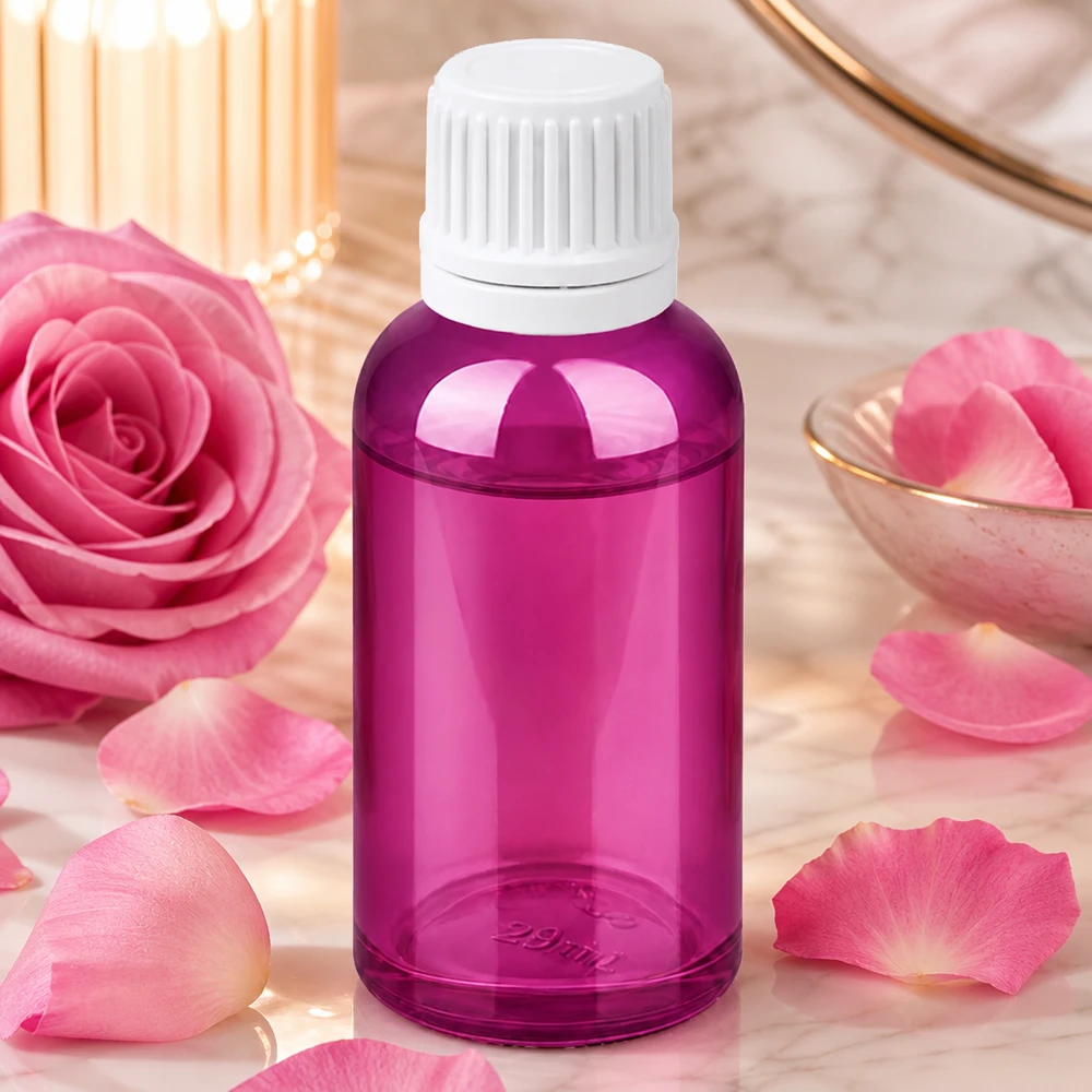 30ml druppelfles 0.7mm wit Originality schroefdop PurpleLine UT18/30 30ml druppelfles PurpleLine ontwerp met kindveilige witte dop UT18/30