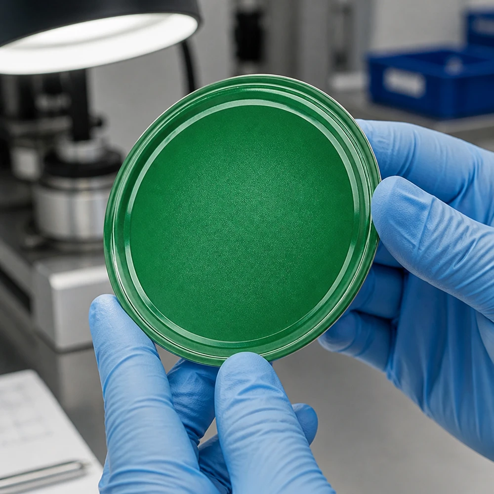 82mm BasicSeal deksel groen (TO82) UNiTWIST Groene metalen deksel 82 mm TO82 BasicSeal voor voorraadpotten en inmaken UNiTWIST