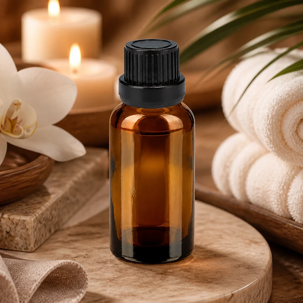 Handig doseerflesje van 20 ml met precieze druppeltuit voor wellness en spa's