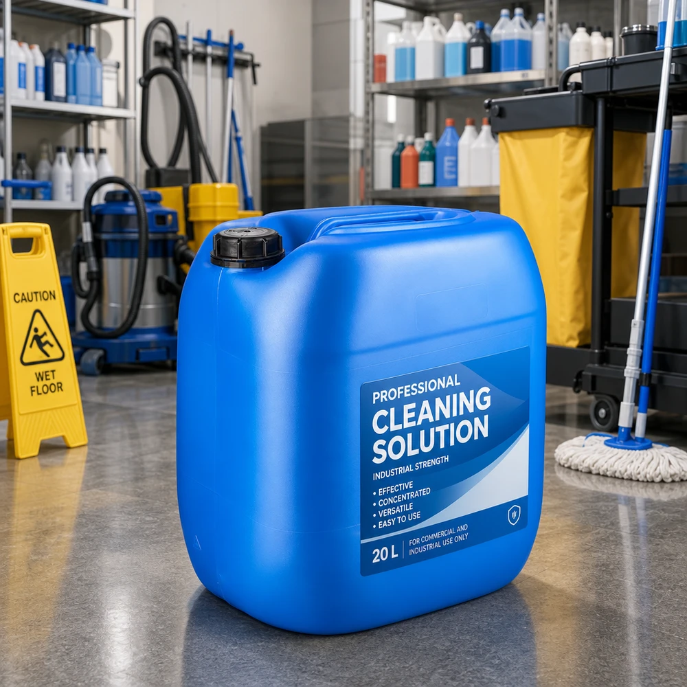 Canister 30 liter blauw met schroefdop OV Draagbare kunststof jerrycan van 30 liter, blauw, met schroefdop (OV), voor professioneel gebruik