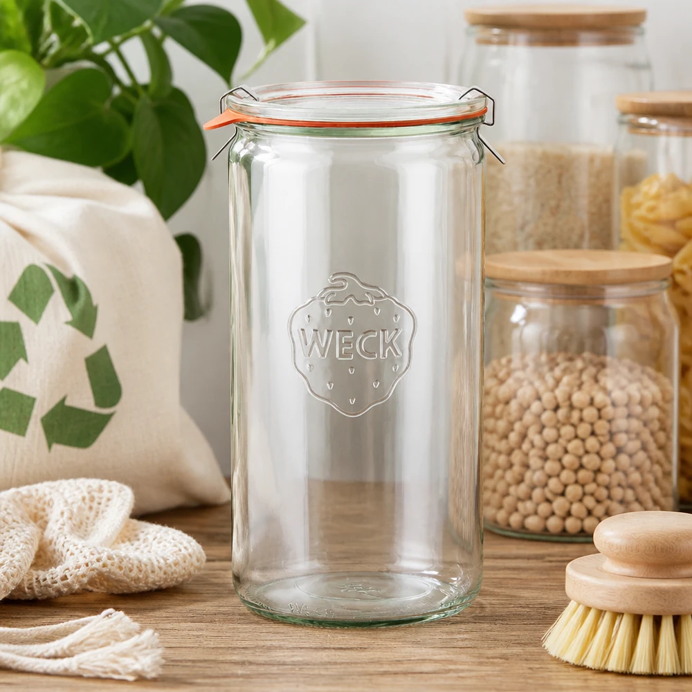 WECK voorraadpot 1590ml RR100 leeg in duurzame keuken met voorraadpotten peulvruchten zero waste lifestyle