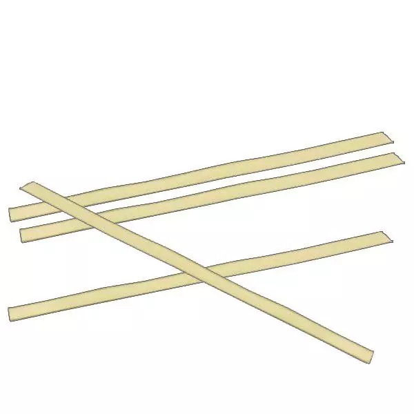 100 x U-Clip van papier, lengte 100, goud 100 x U-Clip van papier, lengte 100, goud