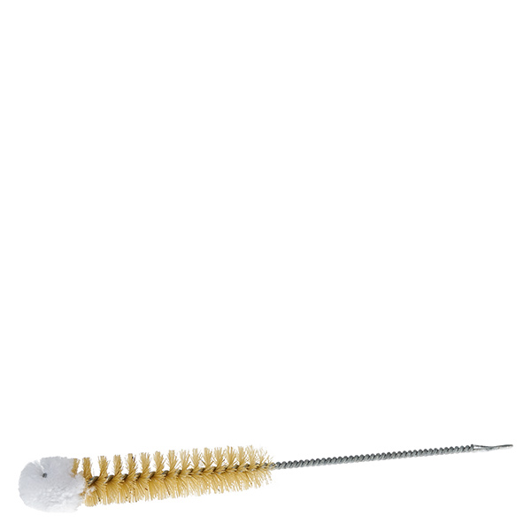 Ronde reinigingsborstel met katoenen kop ⌀12mm. Ideaal voor het schoonmaken van reageerbuizen. Natuurlijk haar en katoen. Totale lengte 15 cm. Ronde reinigingsborstel met katoenen kop ⌀12mm. Ideaal voor het schoonmaken van reageerbuizen. Natuurlijk haar en katoen. Totale lengte 15 cm.