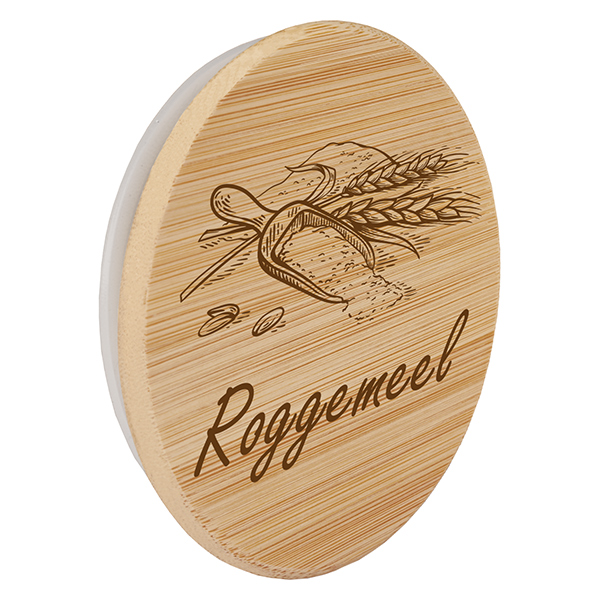 Houten deksel "roggemeel" voor WECK RR100 Houten deksel "roggemeel" voor WECK RR100