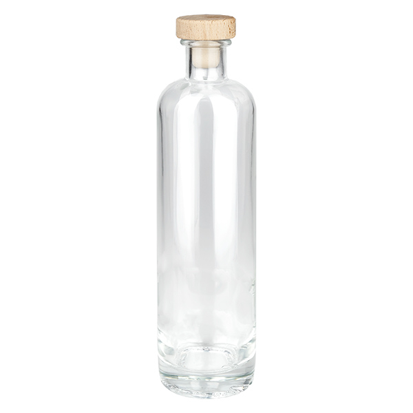 500 ml glazen fles Ella met houten handgreepkurk UNiTWIST® 500 ml glazen fles Ella met houten handgreepkurk UNiTWIST®