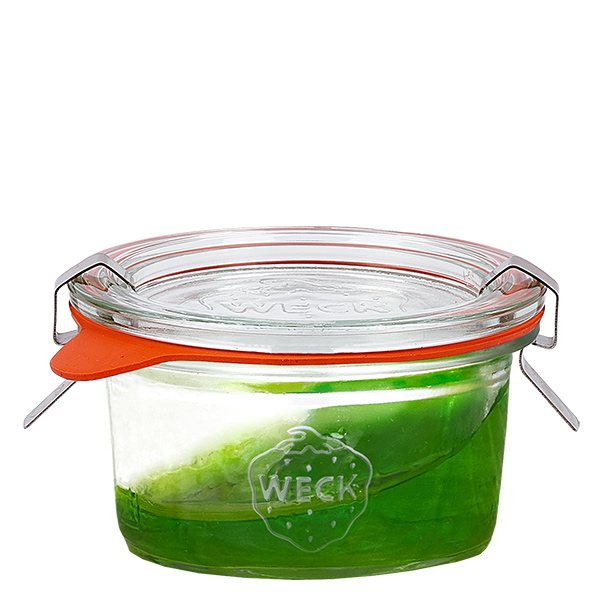 Set van 48 Weck bekers van 50 ml met 48 glazen deksels