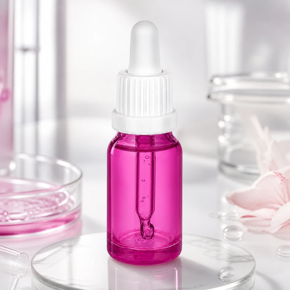 10ml pipetfles wit Originality schroefdop PurpleLine UT18/10 Laboratorium kwaliteit pipetfles 10ml paars met druppelaar OV PurpleLine UT18/10