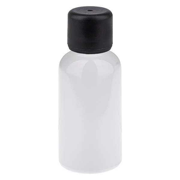 30 ml fles 6 mm schroefdop zwart standaard WhiteLine UT18/30 30 ml fles 6 mm schroefdop zwart standaard WhiteLine UT18/30