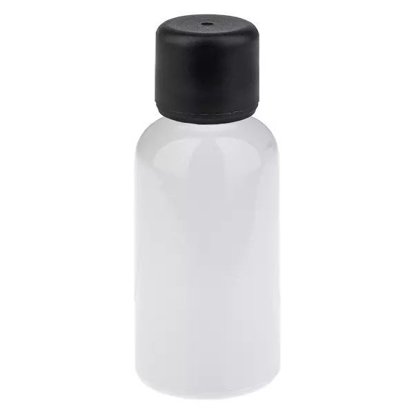 30 ml fles 6 mm schroefdop zwart standaard WhiteLine UT18/30 30 ml fles 6 mm schroefdop zwart standaard WhiteLine UT18/30