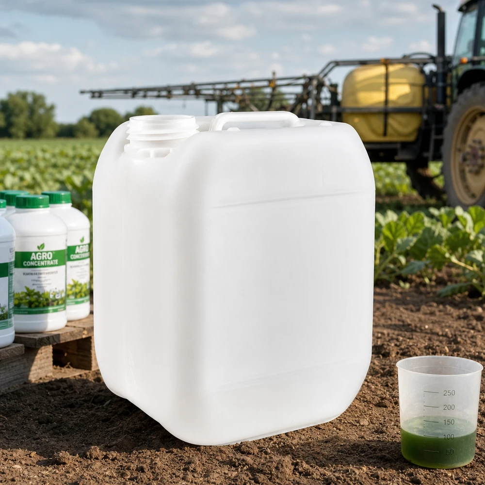 5-liter jerrycan zonder dop, van HDPE, voor gewasbeschermingsmiddelen voor gebruik buitenshuis