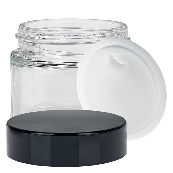 Glazen pot 60ml helder met deksel UNiTWIST Glazen pot 60ml helder met deksel UNiTWIST