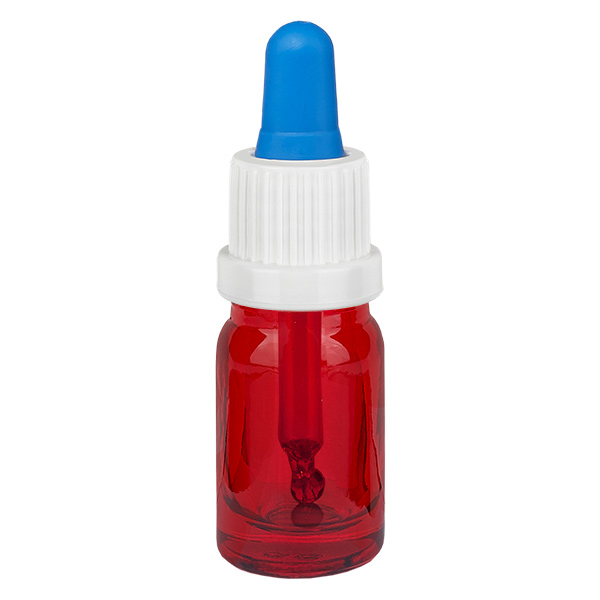 5ml pipetfles wit/blauw OV RedLine UT18/5