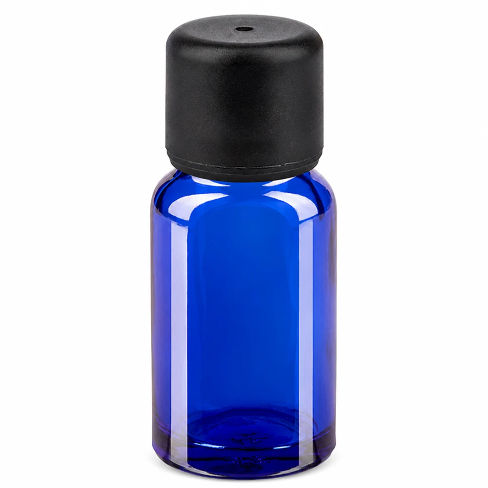 10ml fles 11mm SV zwart OV BlueLine UT18/10